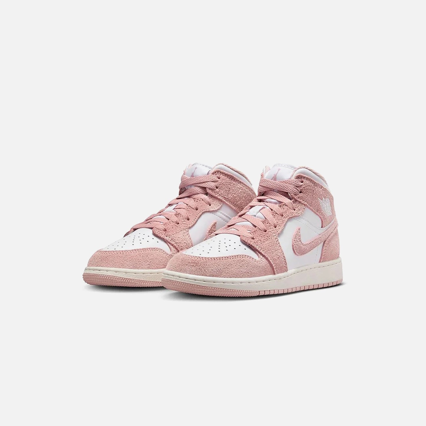 Jordan GS Air Jordan 1 Mid SE - White / Sail / Legend Pink
