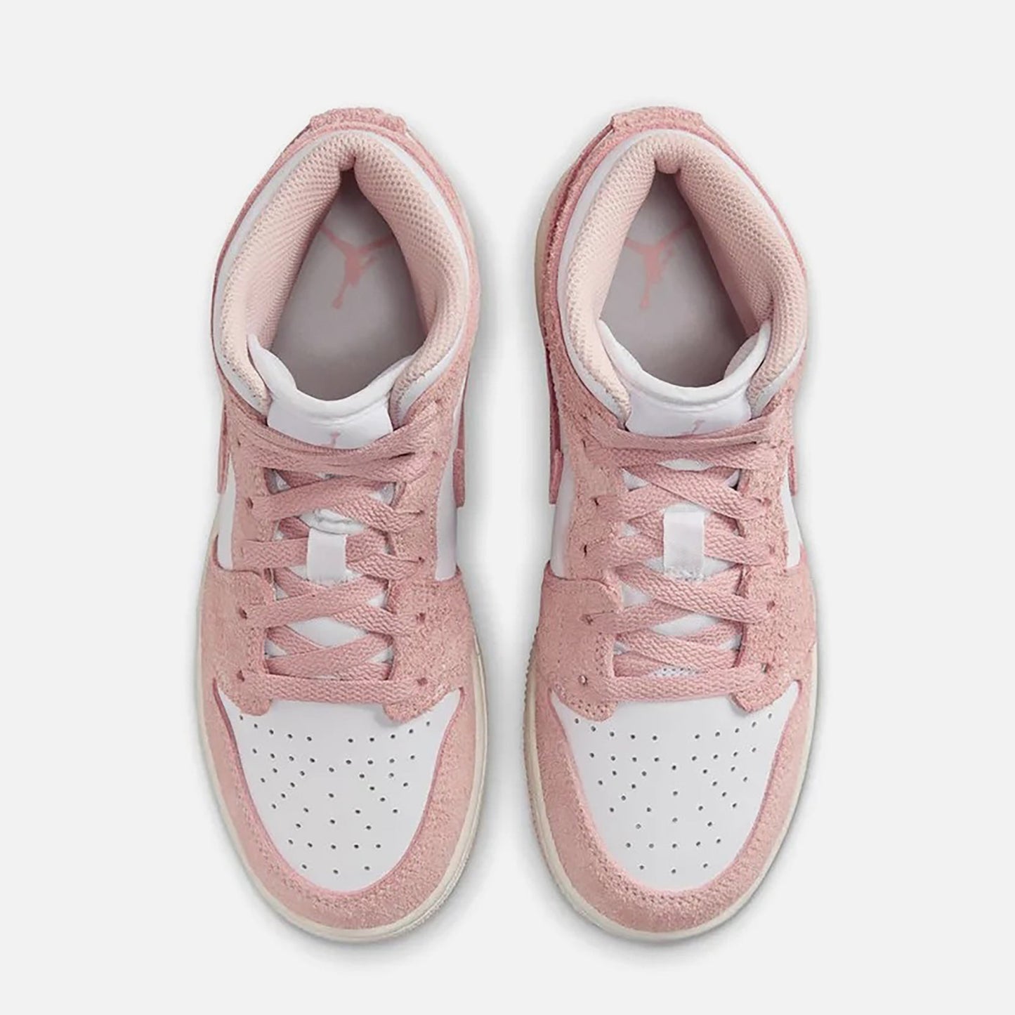 Jordan GS Air Jordan 1 Mid SE - White / Sail / Legend Pink