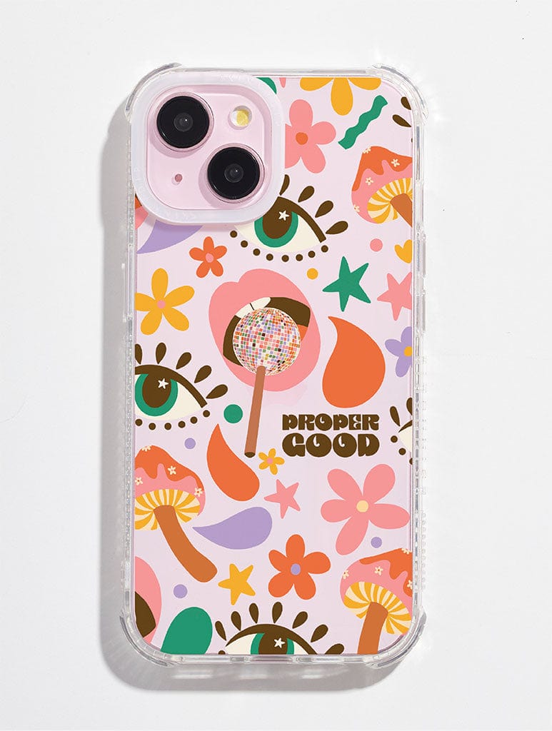Proper Good x Skinnydip Retro Pattern Shock iPhone Case