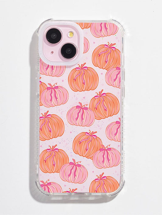 Pumpkin Bow Shock iPhone Case