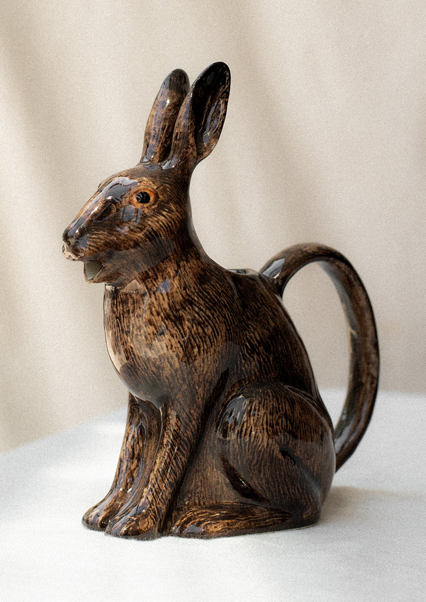 Brown Hare Pitcher