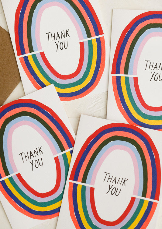 Rainbow Arches Thank You Card