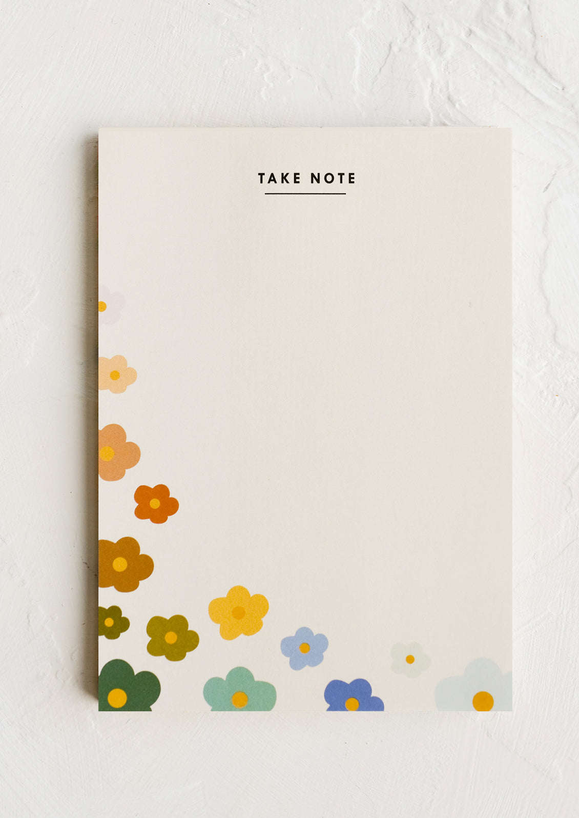 Rainbow Floral Notepad