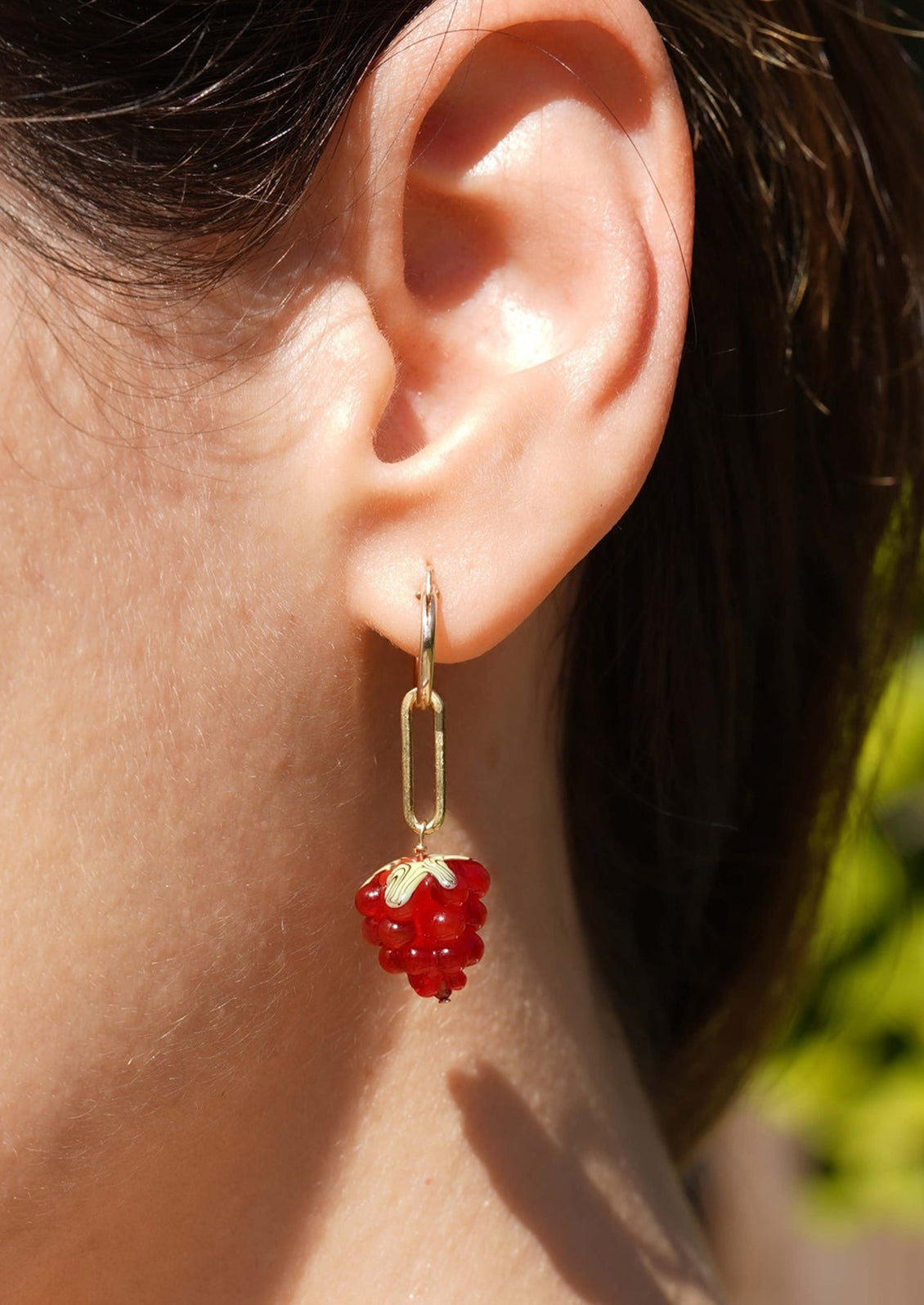 Wild Raspberry Earrings