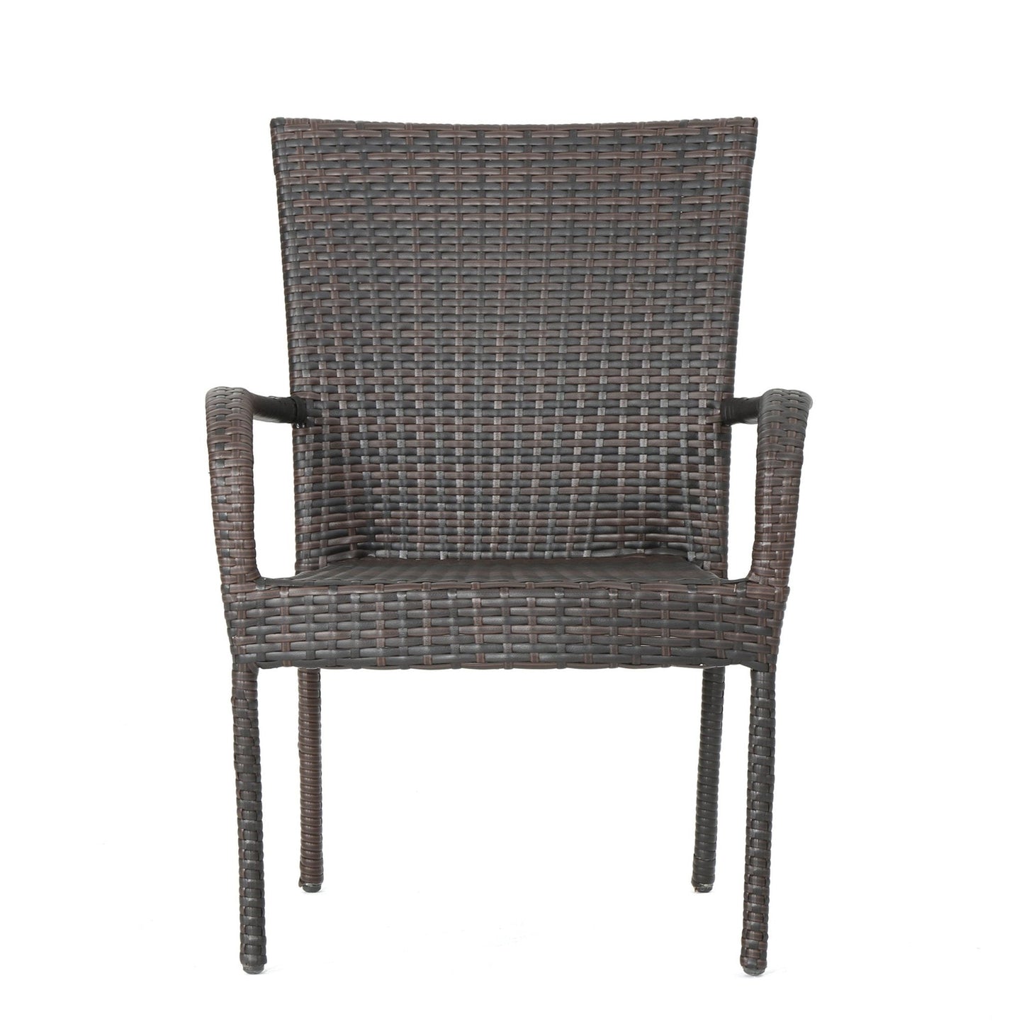 Rattan Dining Chair with Wicker Stacking