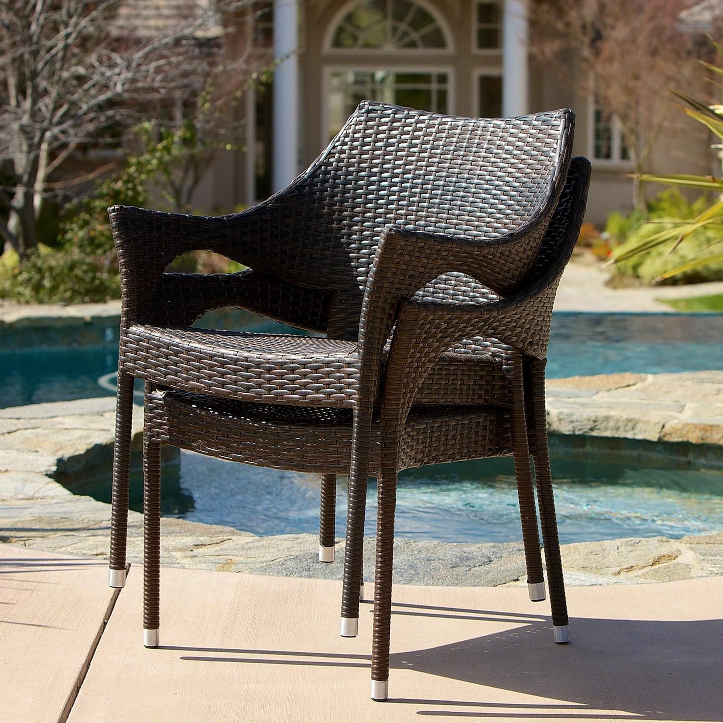 Rattan Stacking Dining Chair