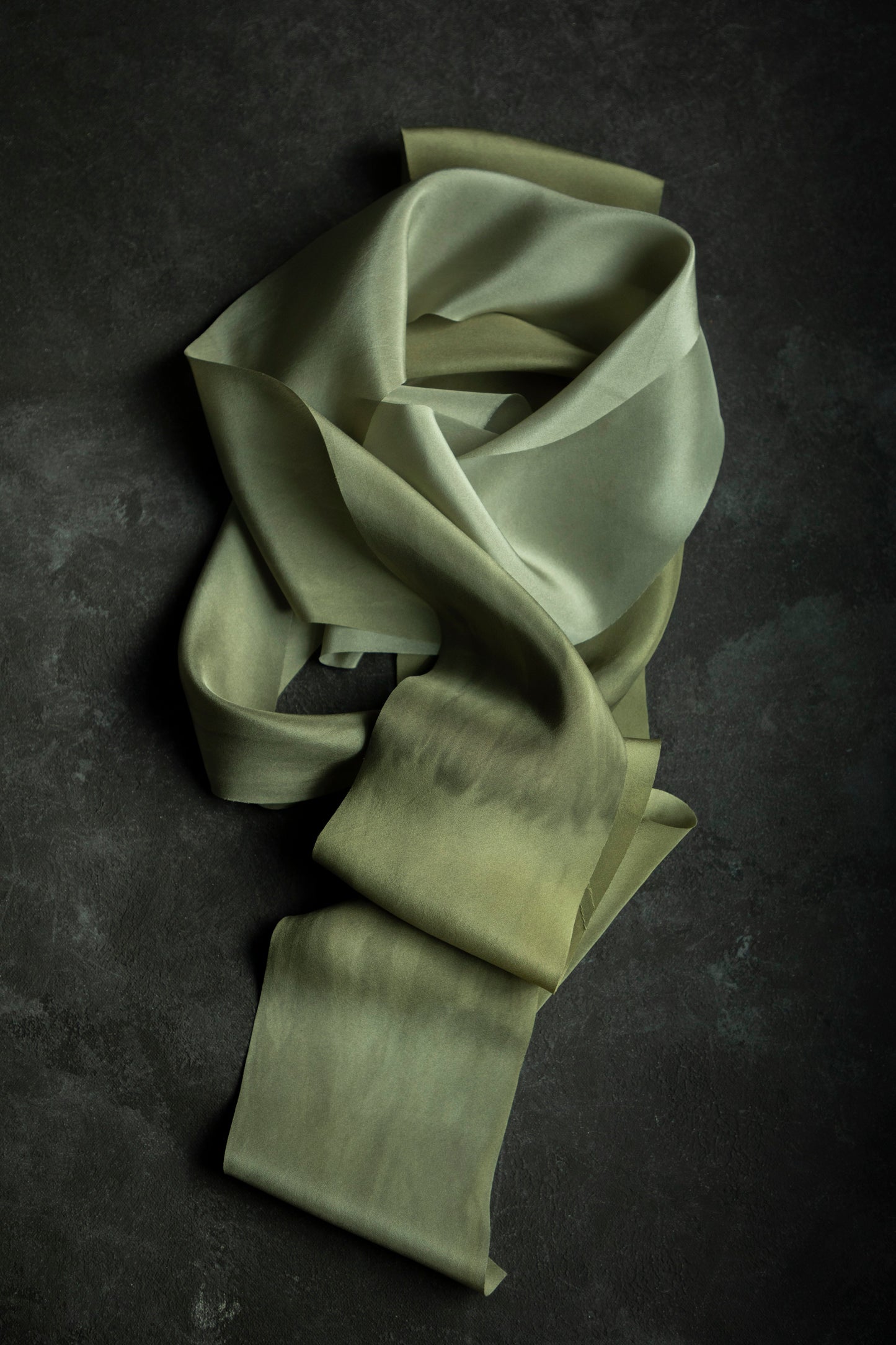 Rebel Green Silk Ribbon