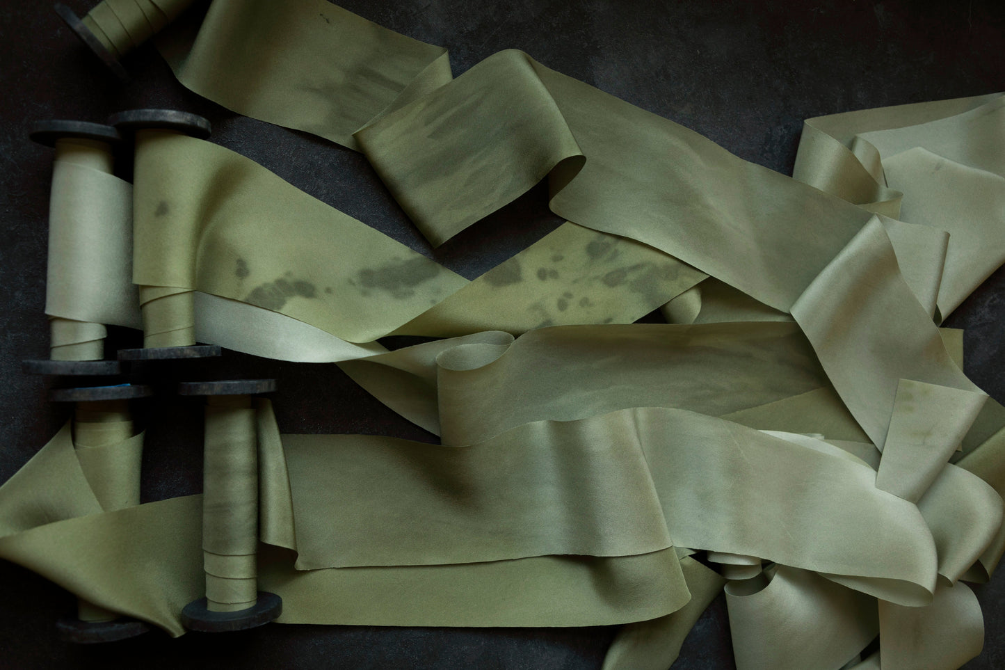 Rebel Green Silk Ribbon