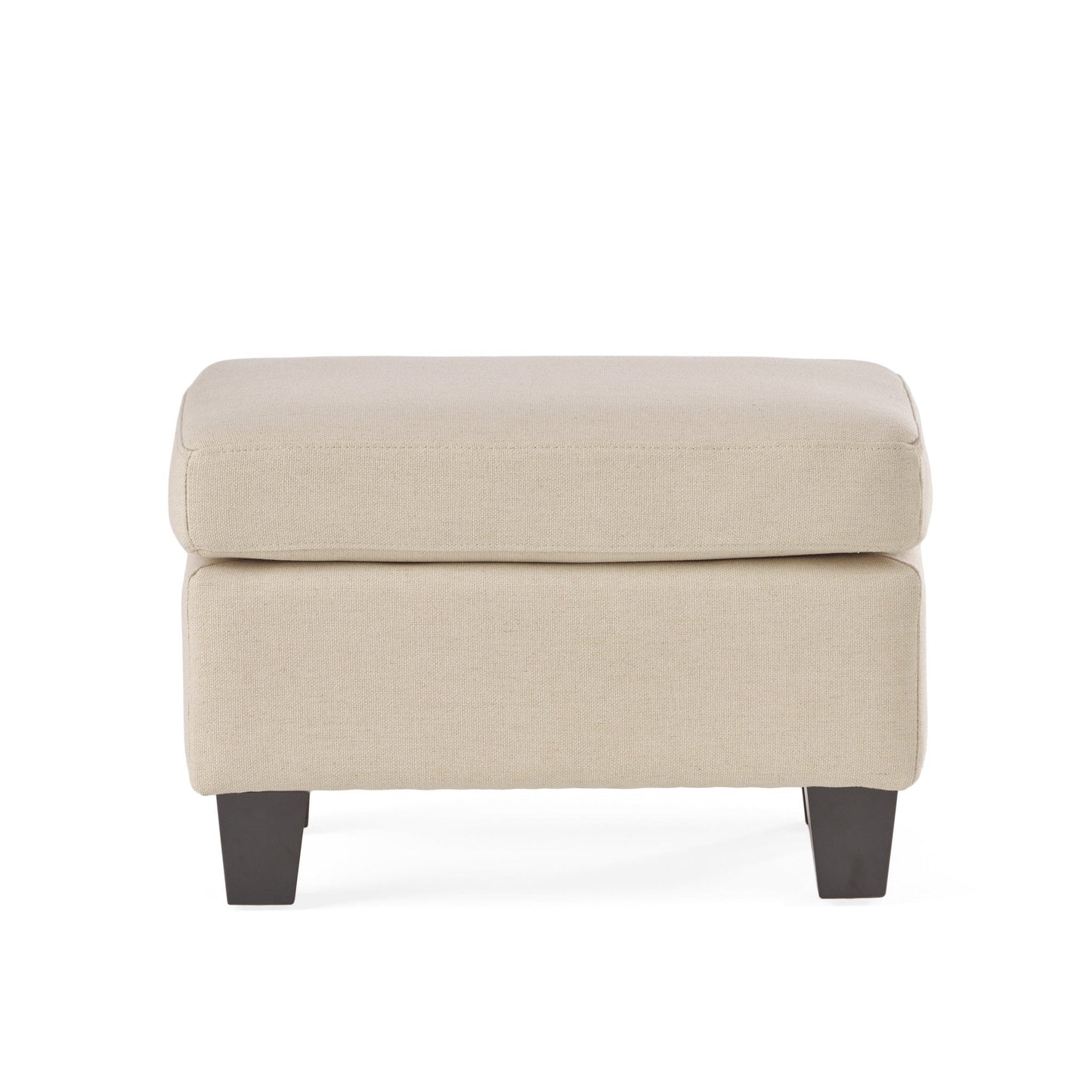 Rectangular Fabric Upholstered Ottoman