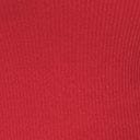 Red Ribbed Dramatic Sleeve Lennon Top