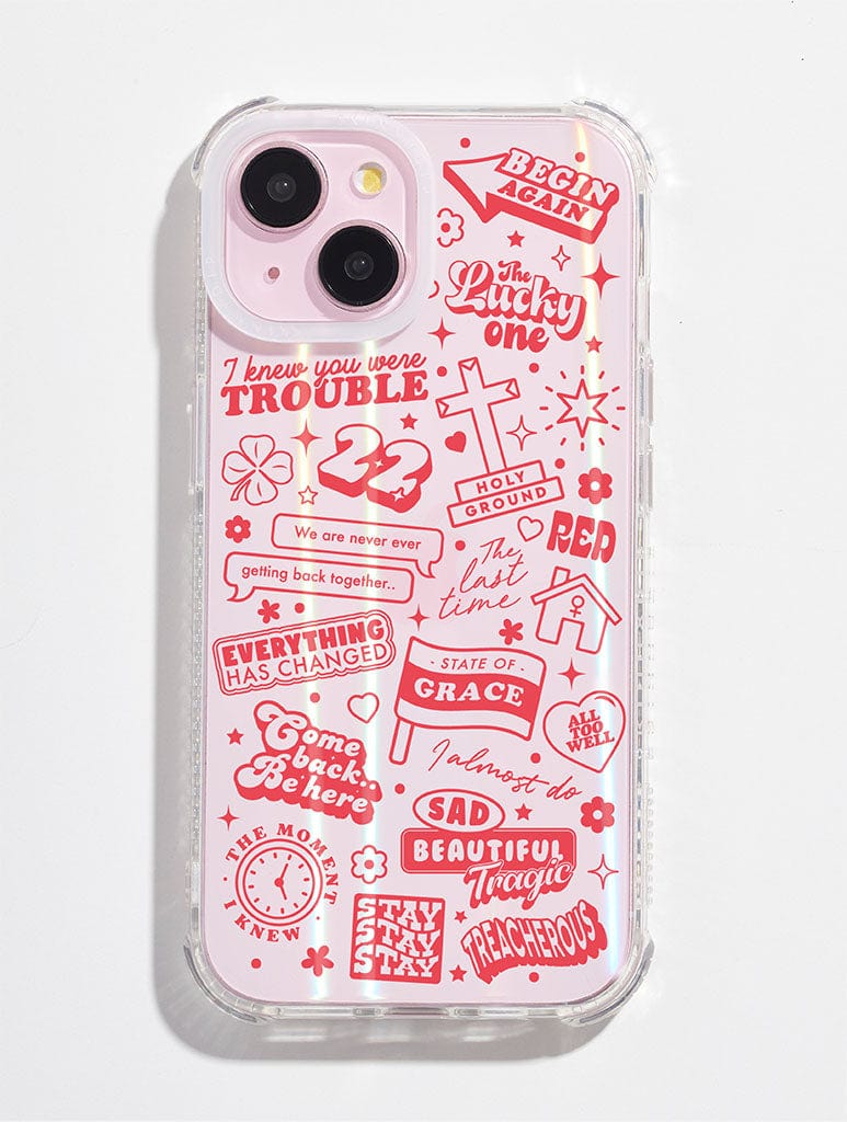 Red Shock iPhone Case