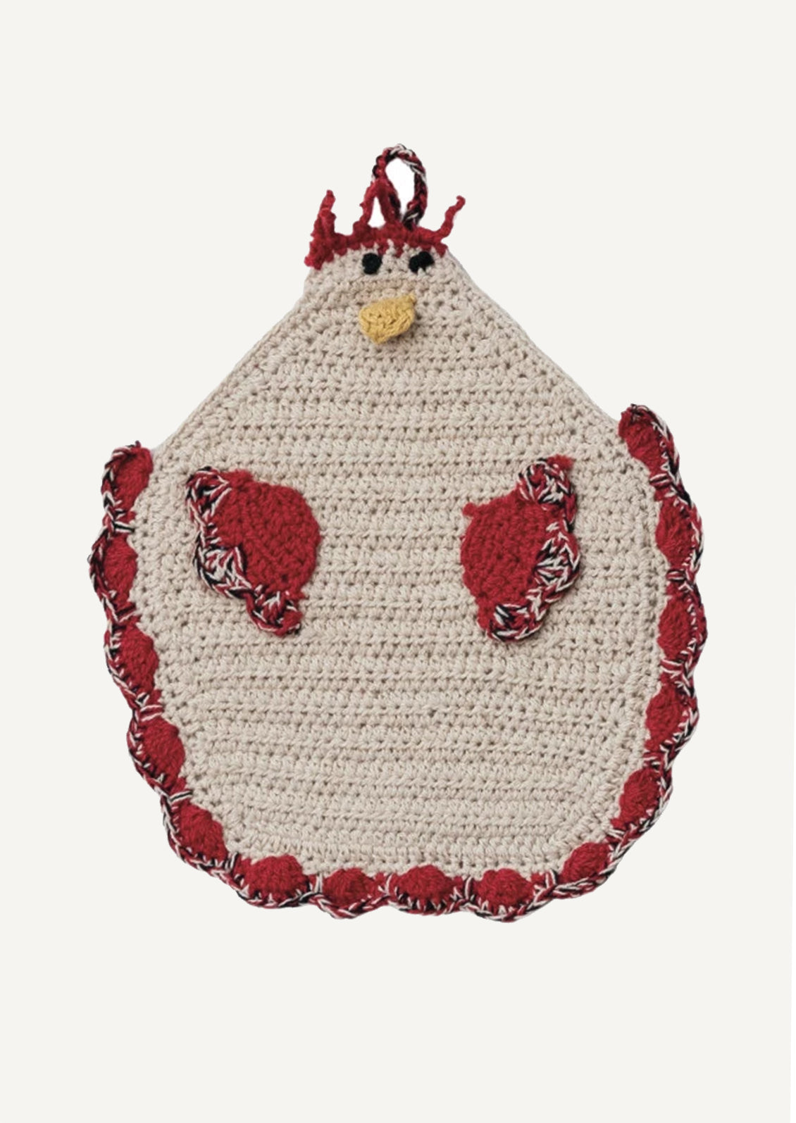 Crocheted Chicken Potholder