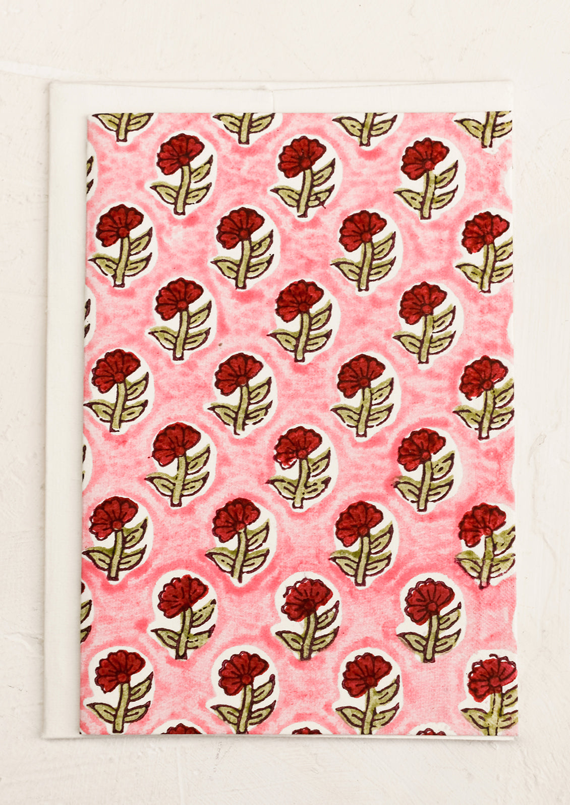 Block Printed Blank Card