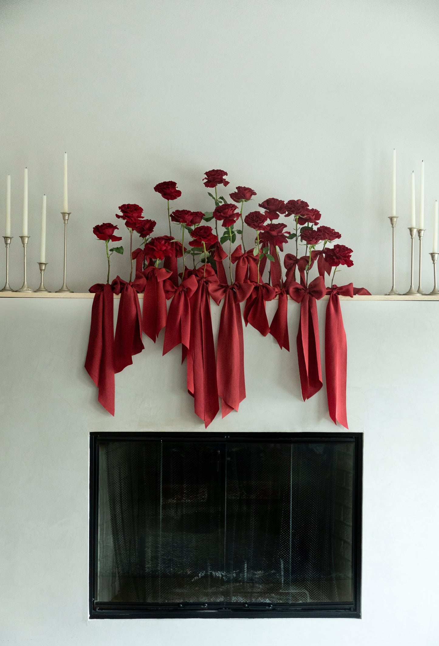 Holiday Red Silk Ribbon *read full description