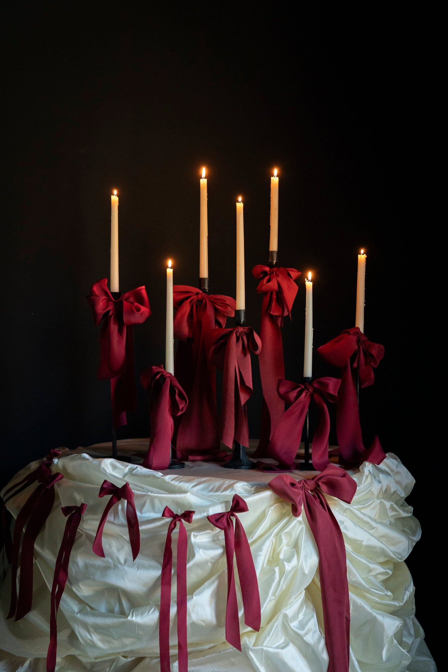 Holiday Red Silk Ribbon *read full description