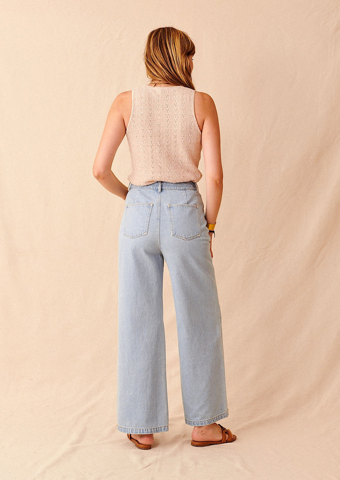 Remy Pants in Light Wash Denim