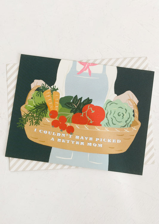 Veggie Harvest Mother's Day Card
