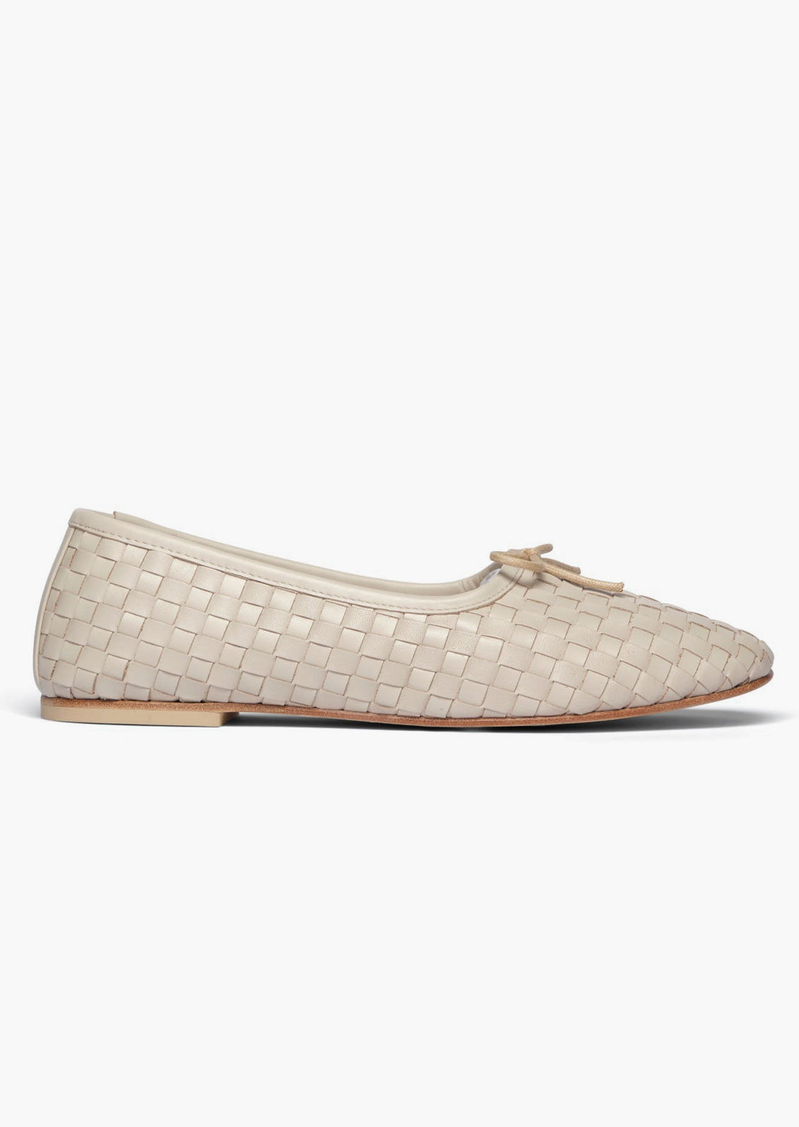 Roma Woven Leather Ballet Flat