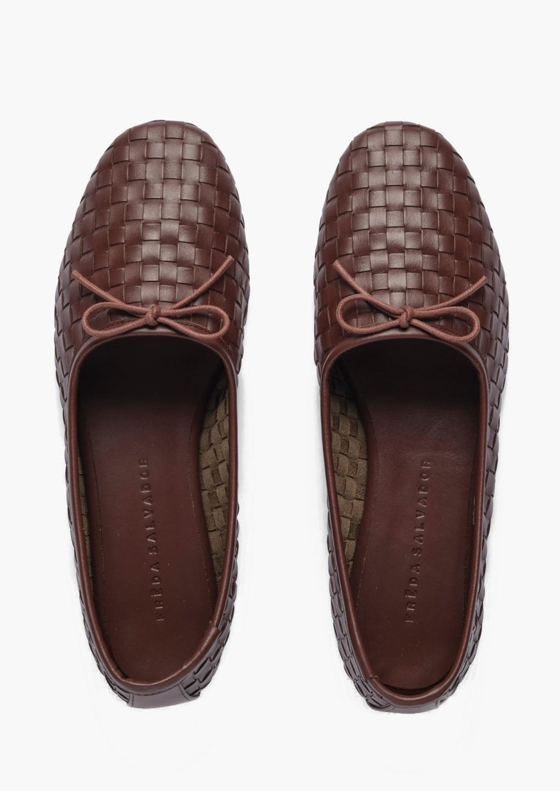 Roma Woven Leather Ballet Flat