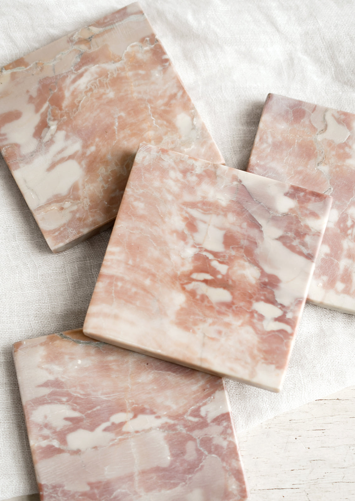 Rosada Marble Coaster Set
