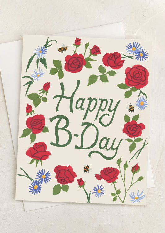 Blooming Roses Birthday Card