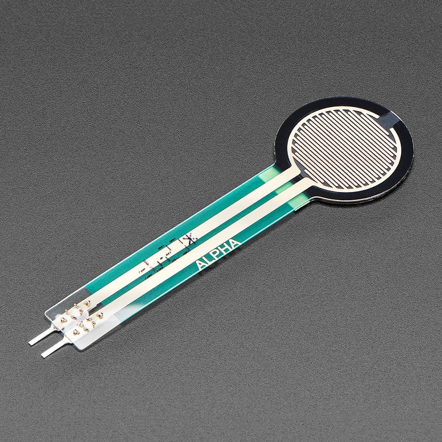 Round High Force Sensitive Resistor (FSR) - 1 ~ 100 Newton Force - Alpha MF01A-N-221-A05