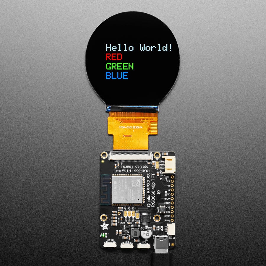 Round RGB TTL TFT Display - 2.1" 480x480 - No Touchscreen - TL021WVC02-B1323B