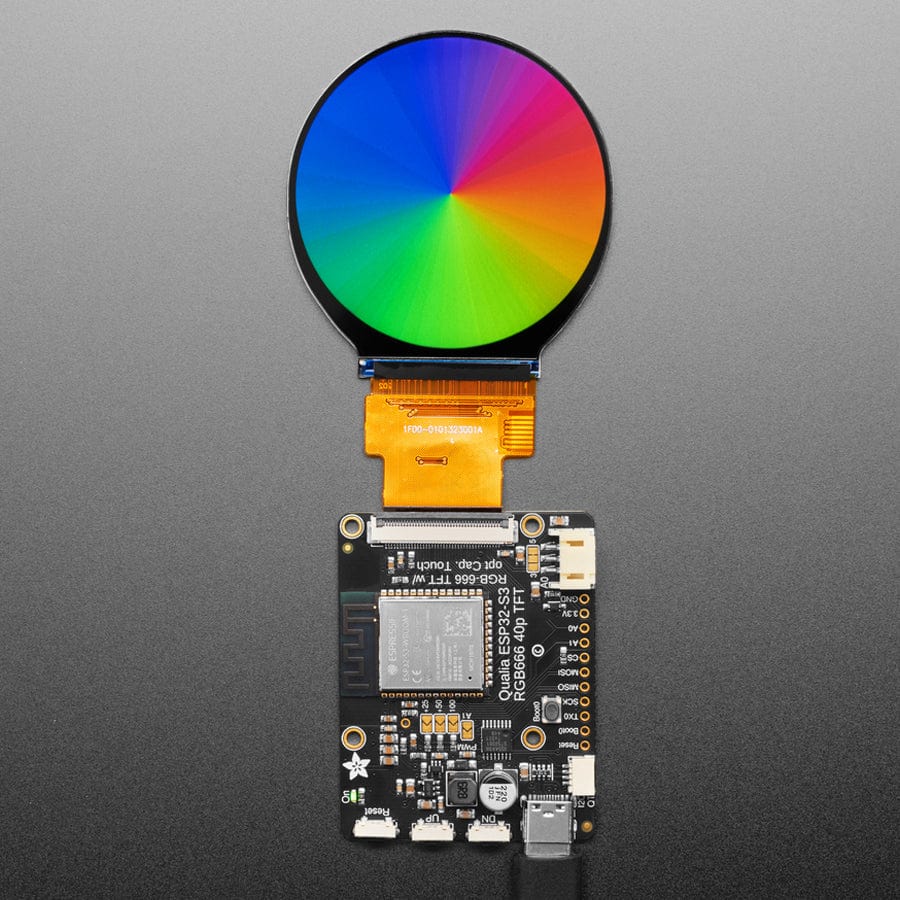 Round RGB TTL TFT Display - 2.1" 480x480 - No Touchscreen - TL021WVC02-B1323B