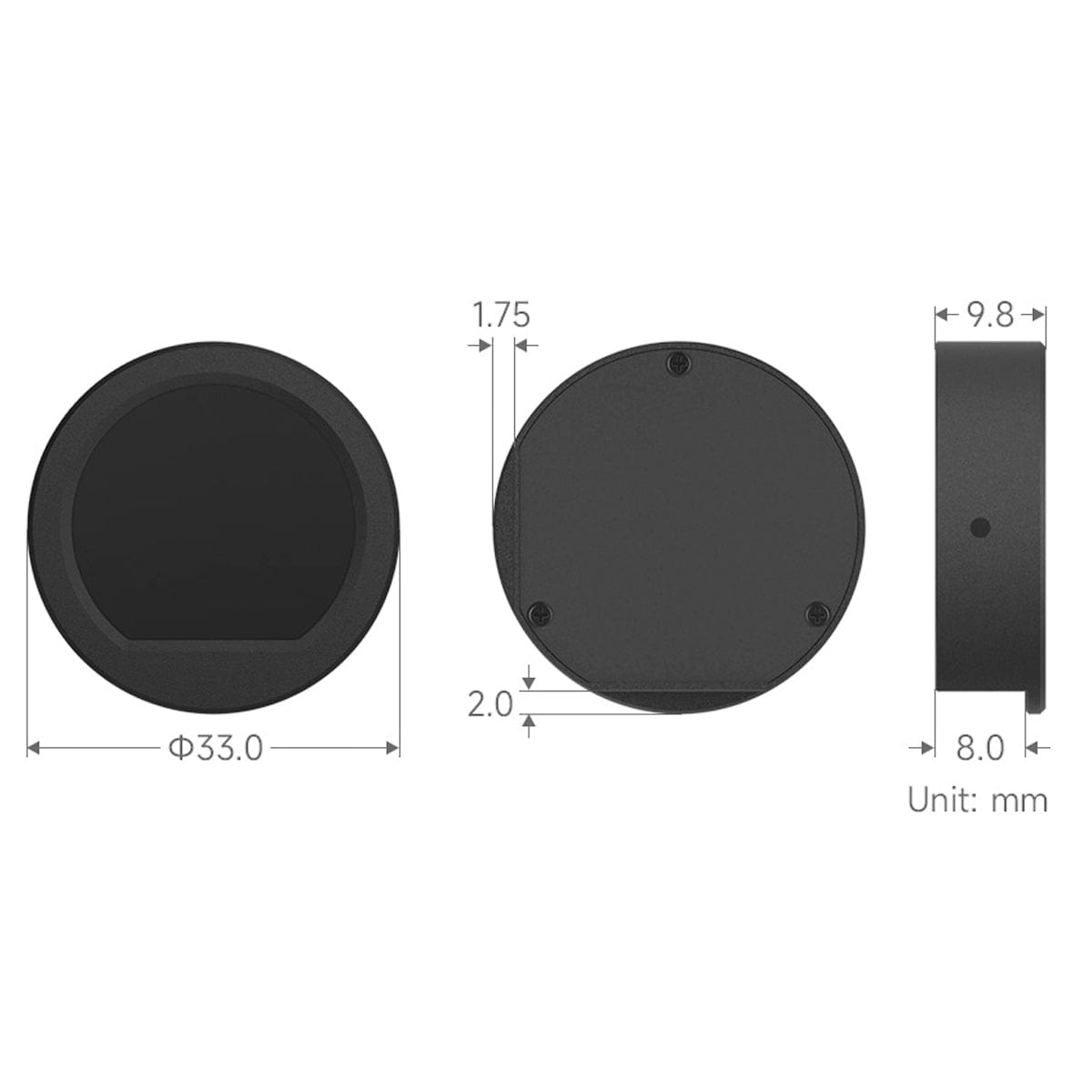 RP2040 MCU Board with 0.99" Round IPS LCD