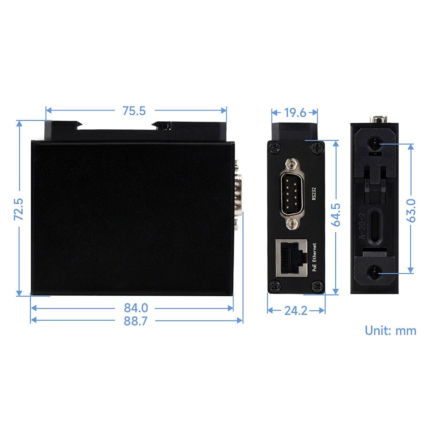 RS232/485/422 to RJ45 Ethernet Module ETH (B)