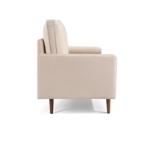 Sade 57.1 Upholstered Sofa Couch with Bolster Pillows
