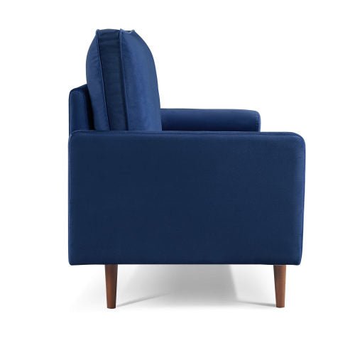 Sade 57.1 Upholstered Sofa Couch with Bolster Pillows