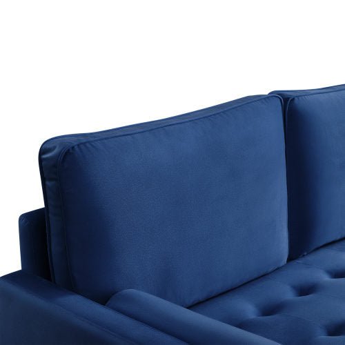 Sade 57.1 Upholstered Sofa Couch with Bolster Pillows