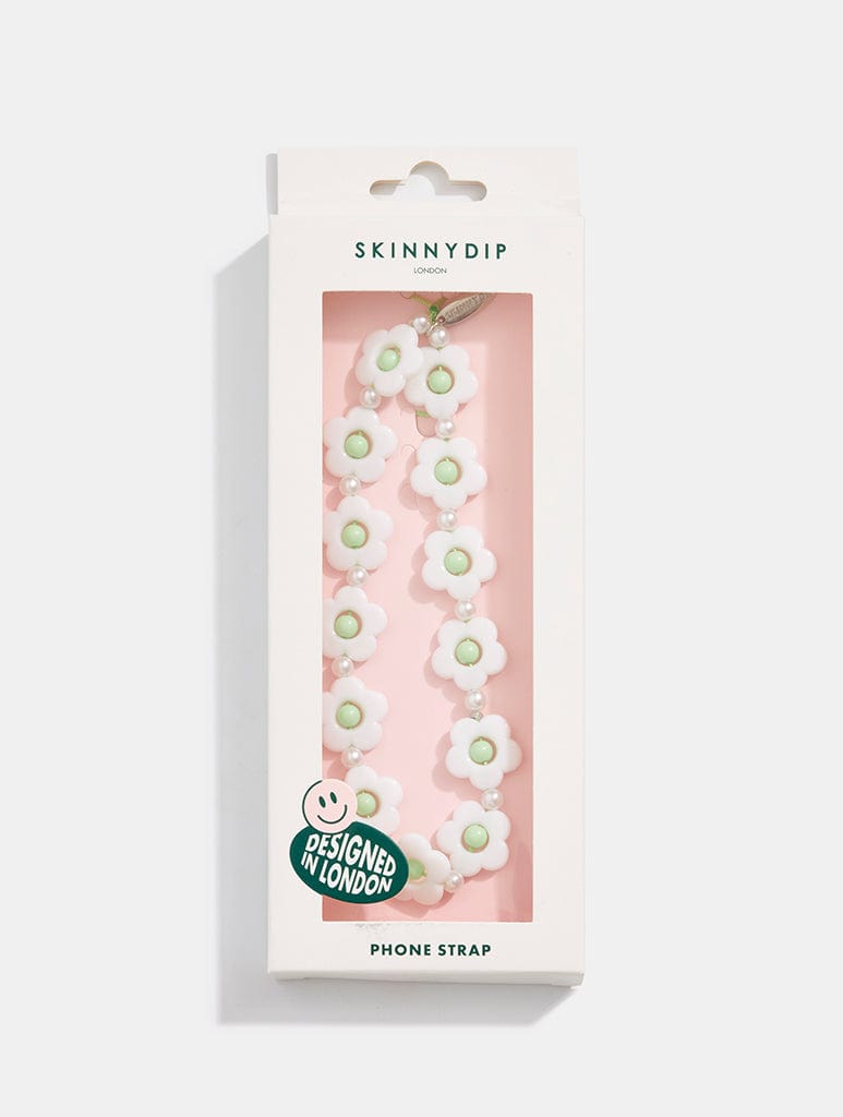 Sage Flower Beaded Strap
