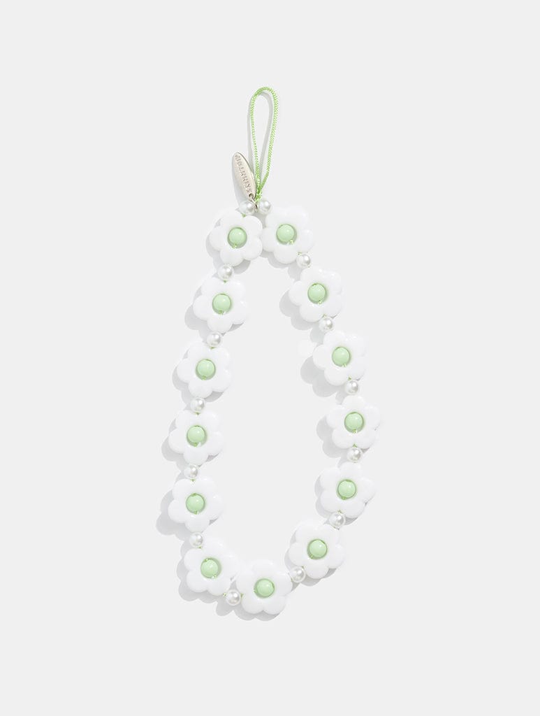 Sage Flower Beaded Strap