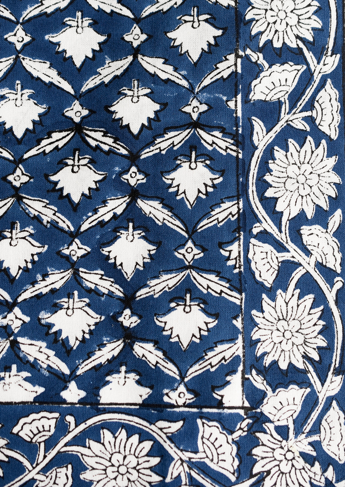 Salamanca Block Printed Tablecloth