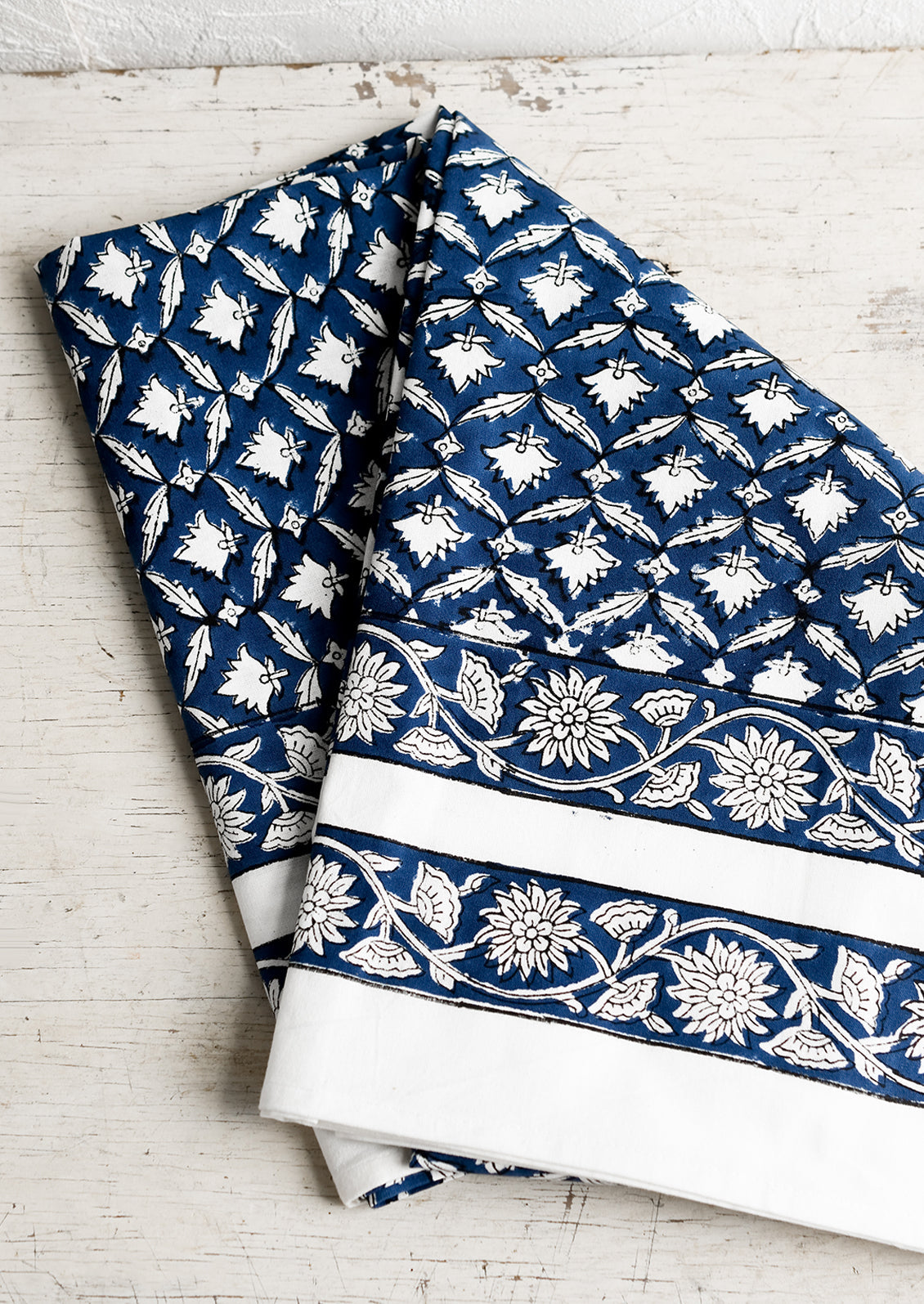 Salamanca Block Printed Tablecloth