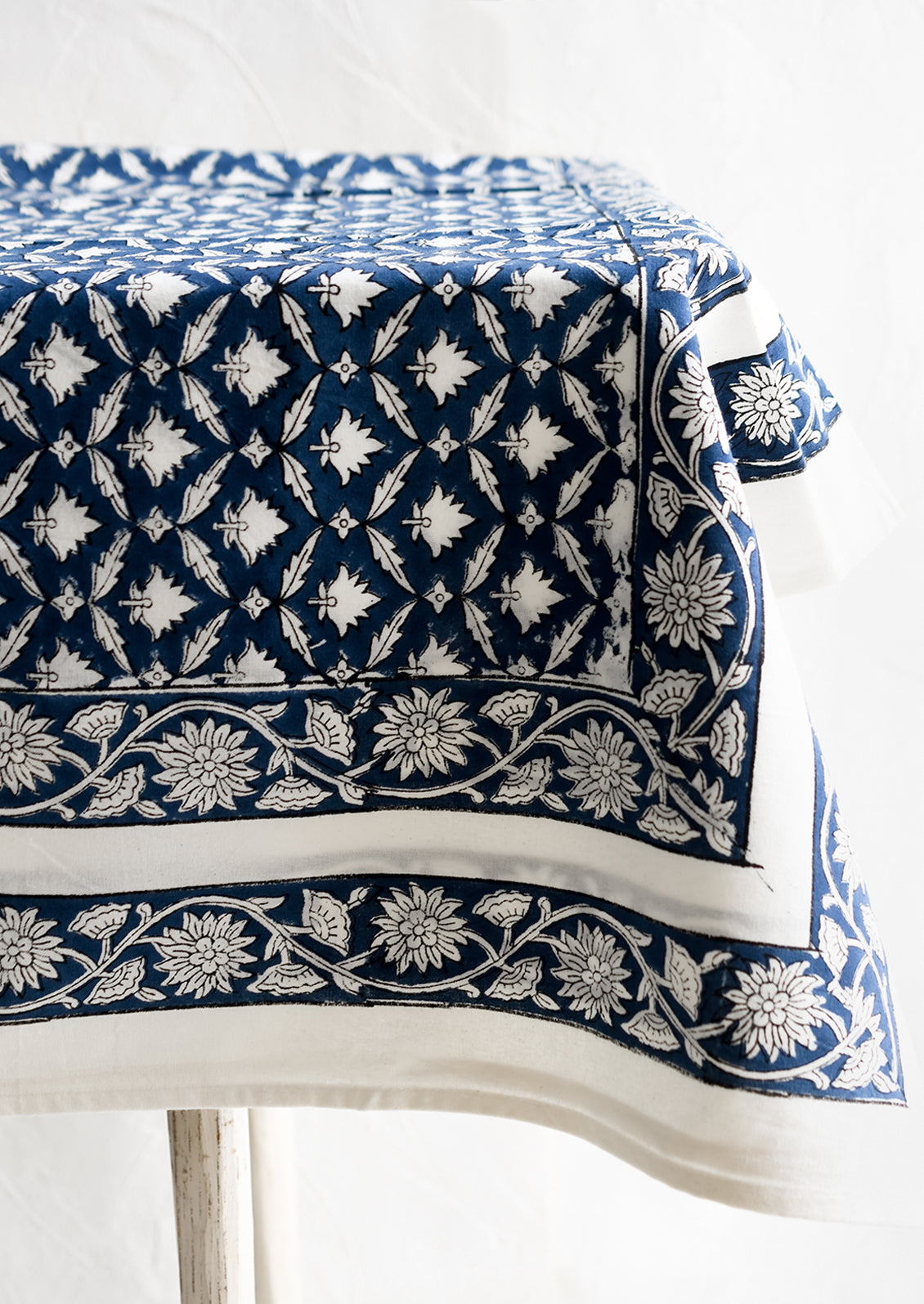 Salamanca Block Printed Tablecloth