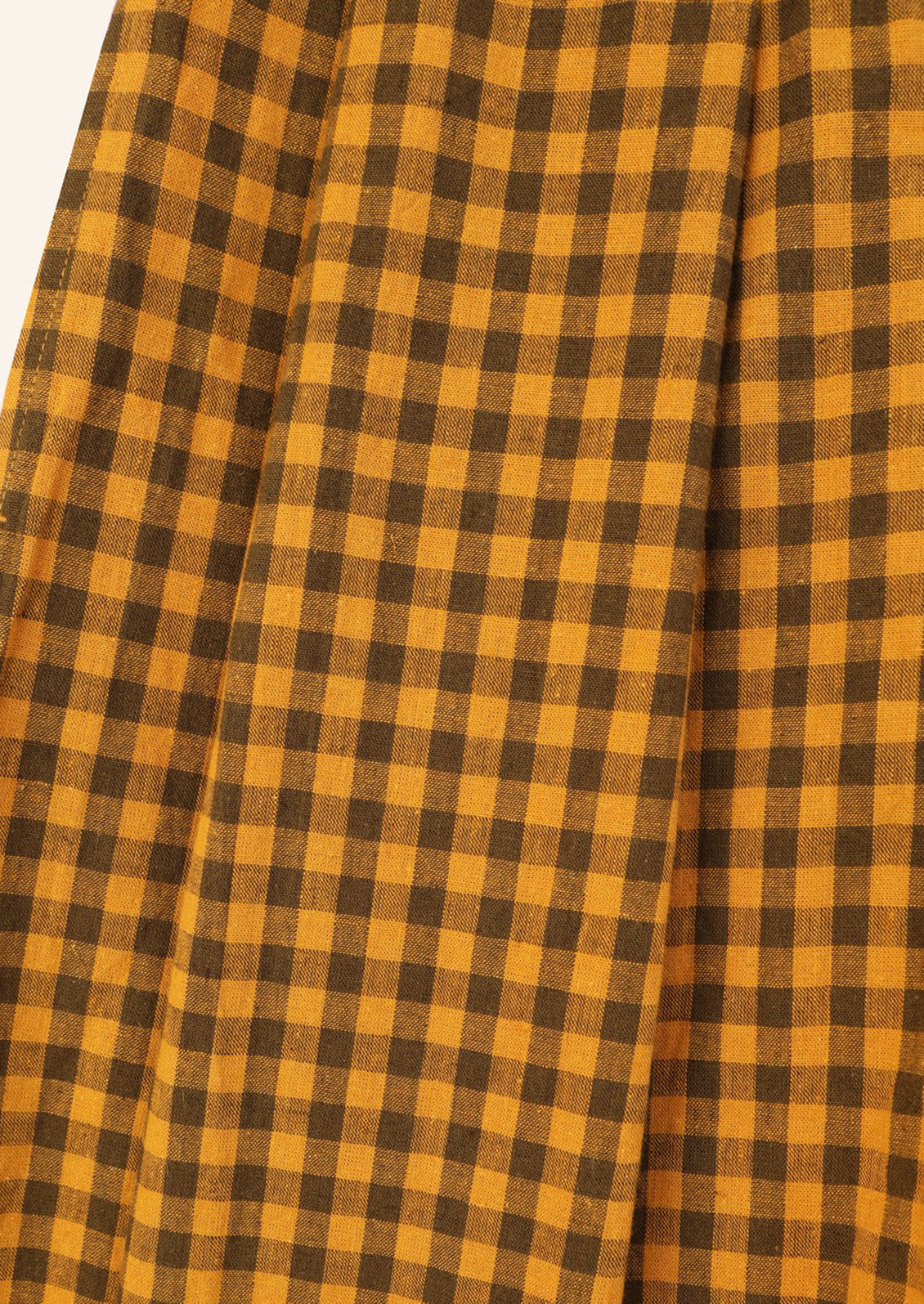 Sanne Shorts in Toffee Gingham