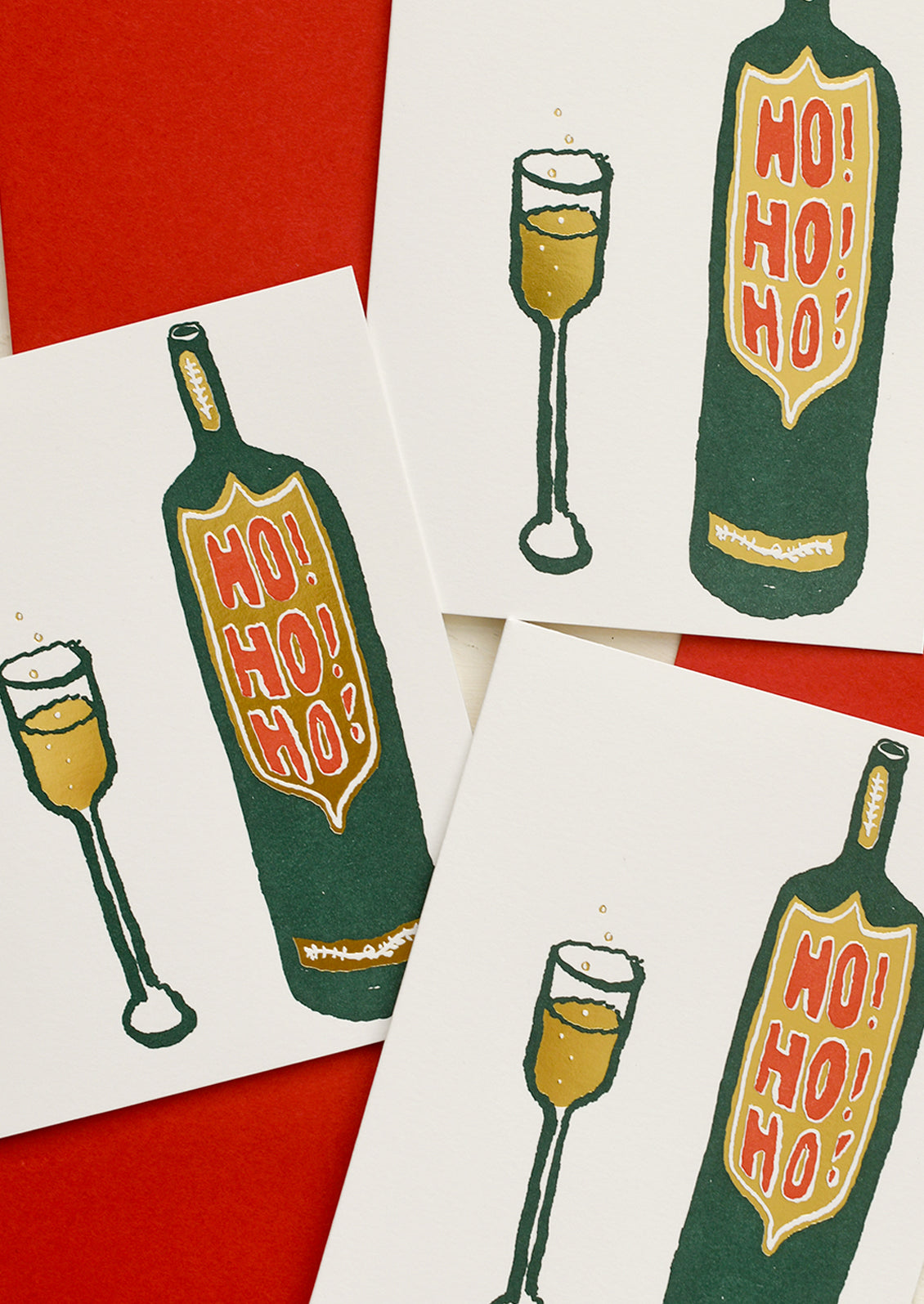 Santa's Champagne Card