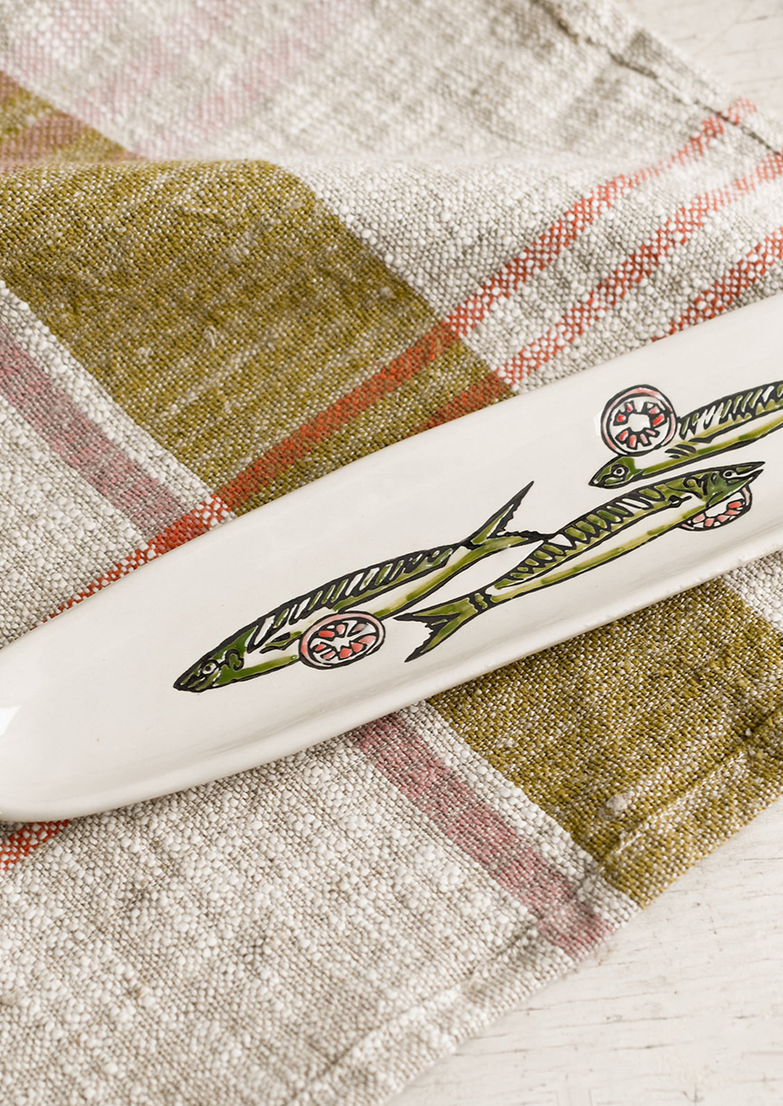 Sardines Ceramic Tapas Tray