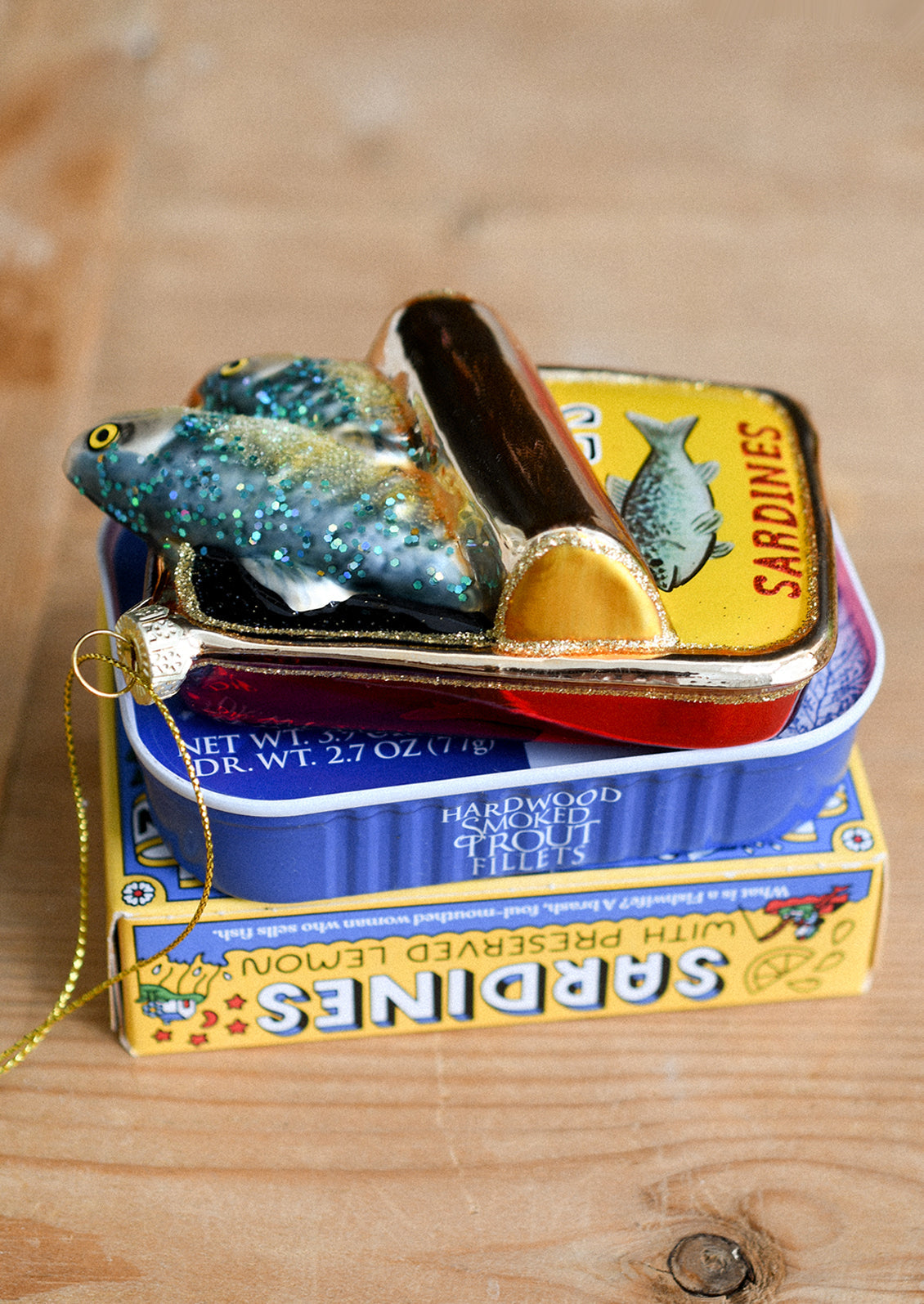 Tin of Sardines Ornament