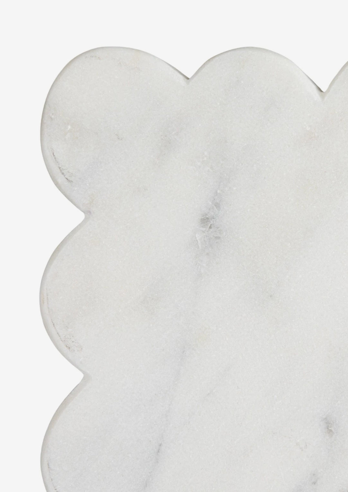 Scalloped Marble Serving Board