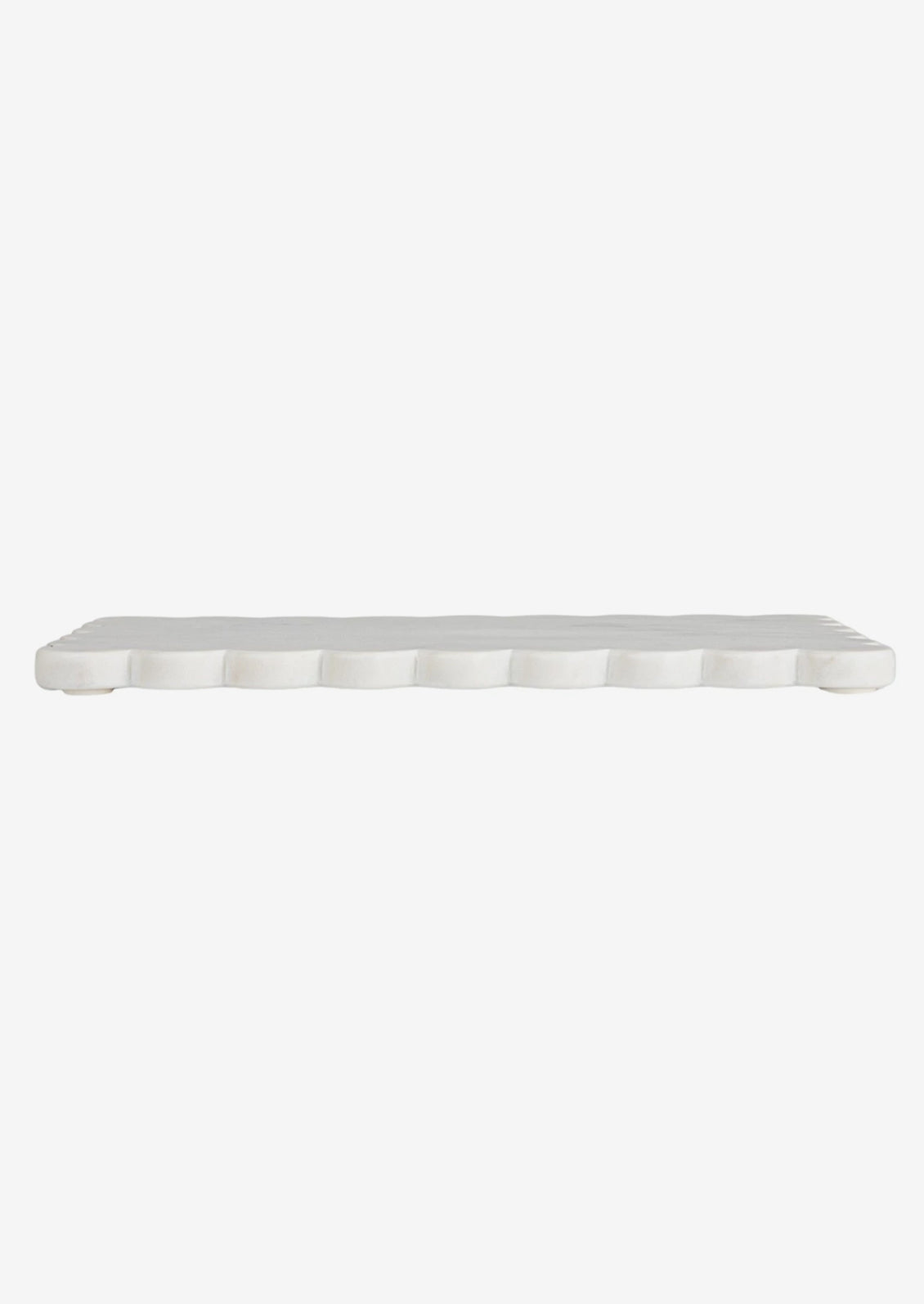 Scalloped Marble Serving Board