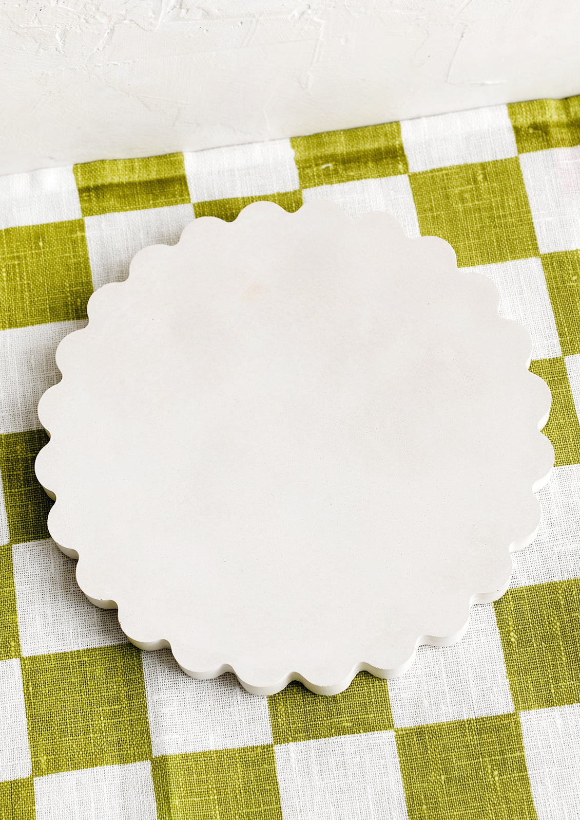 Scalloped Concrete Trivet