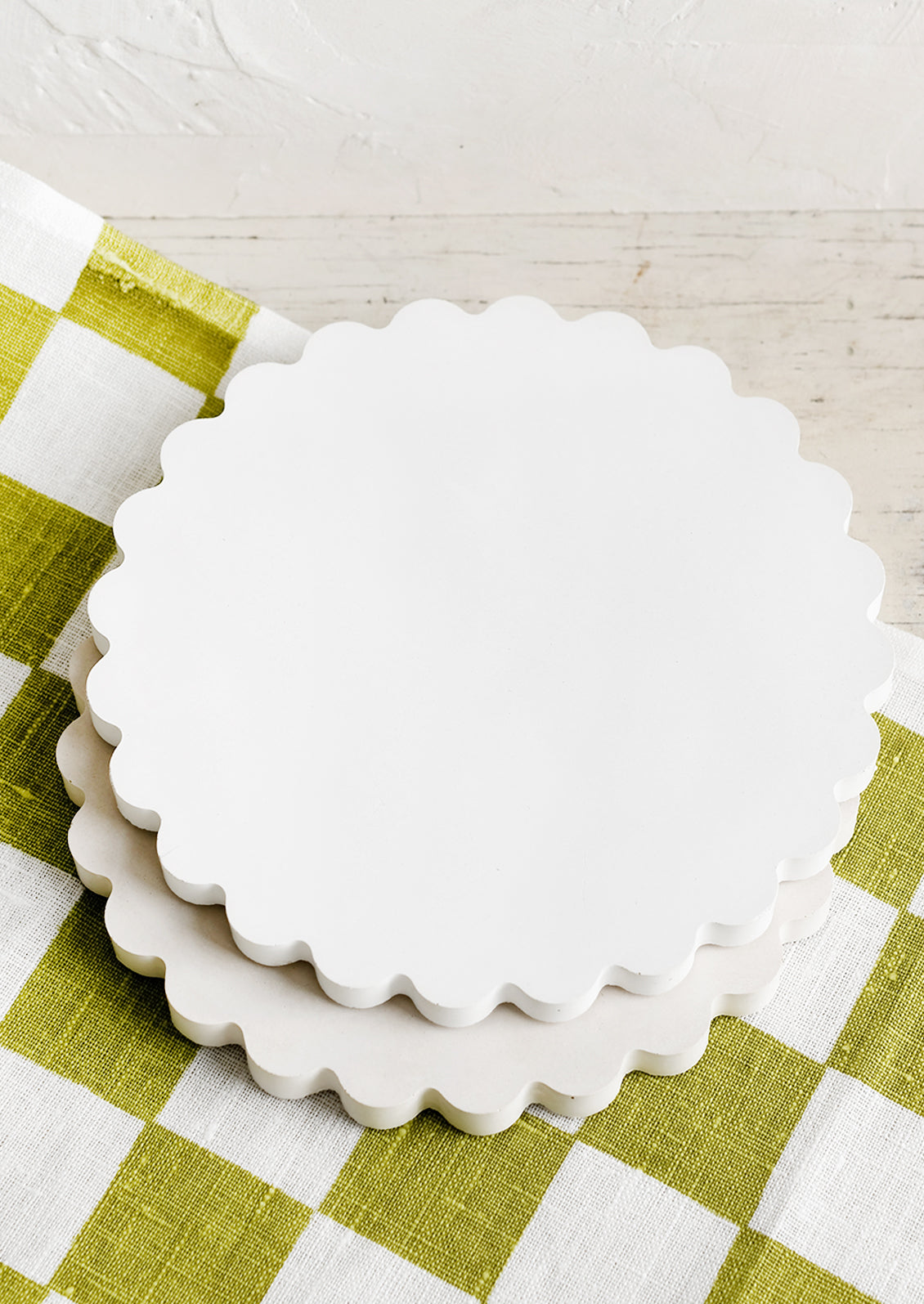 Scalloped Concrete Trivet