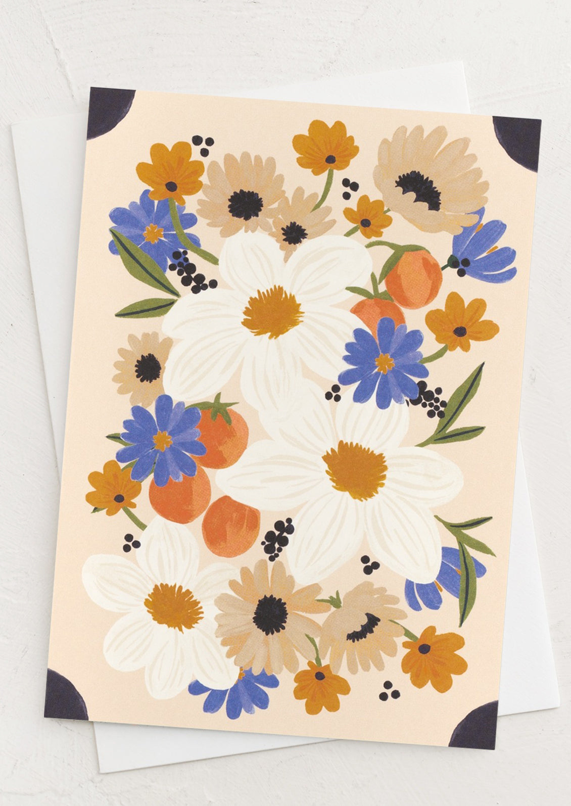 Scrapbook Floral Blank Card