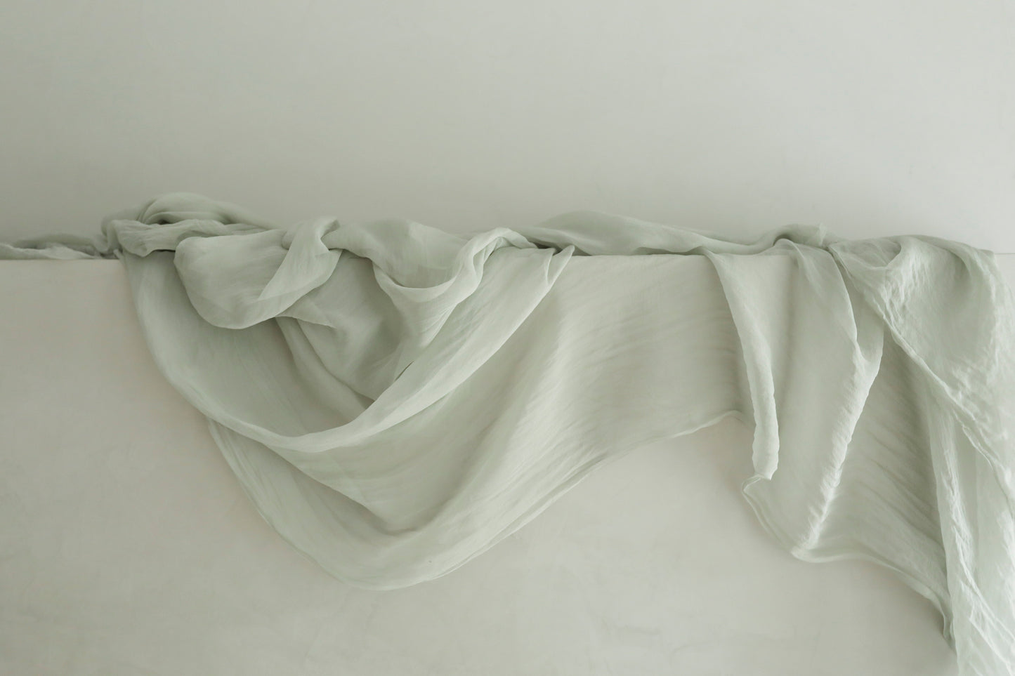 Sea Gray {Sheer Silk Runner}