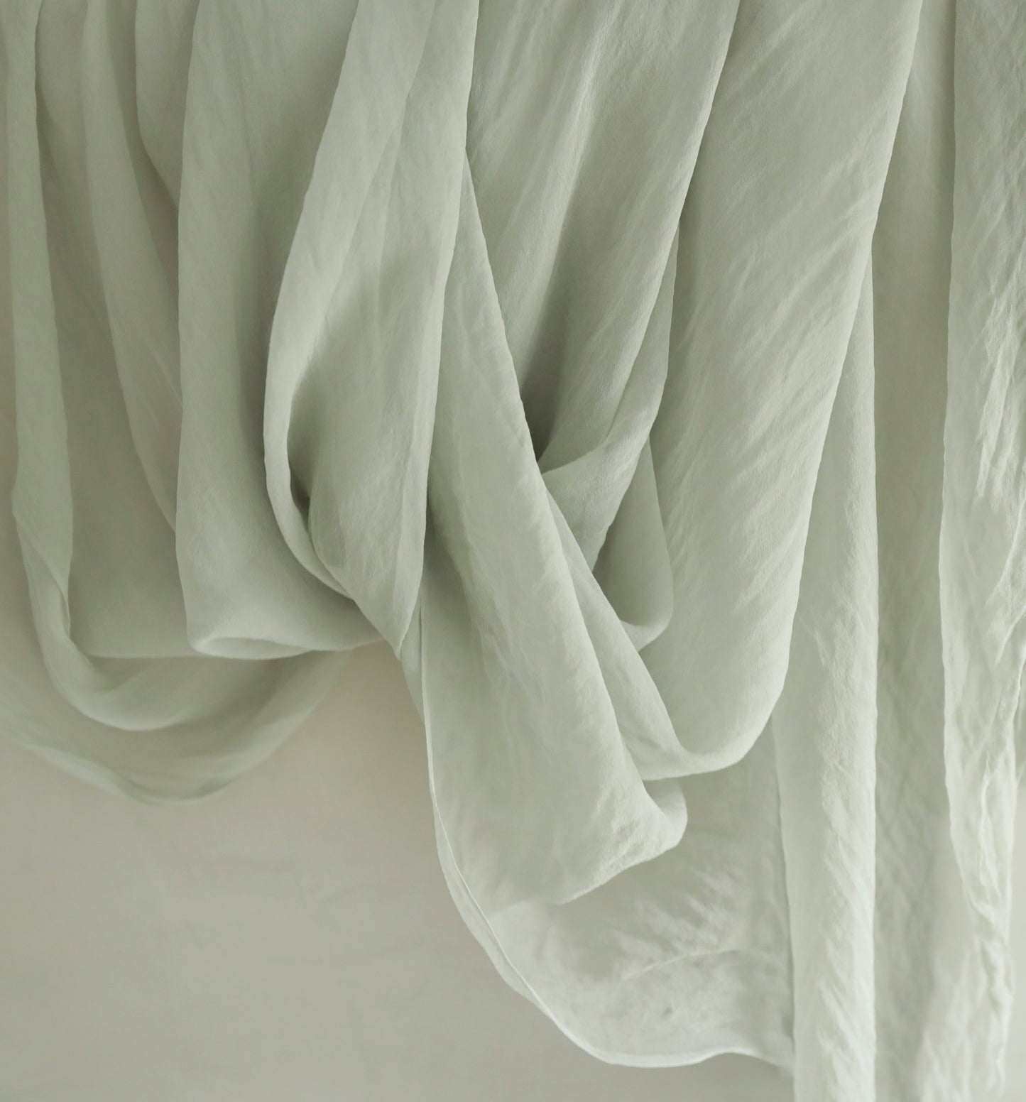 Sea Gray {Sheer Silk Runner}