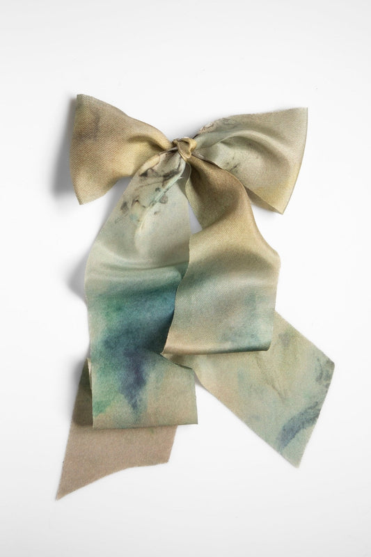 MISPRINT Botanical Print / Seascape Silk Ribbon